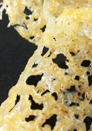 A picture of Parmesan Tuille Biscuits.