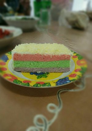 Foto resep Rainbow Cake Keju