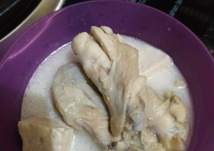 Cara Gampang Membuat Opor Ayam Tahu Sederhana (Rumahan) Anti Gagal