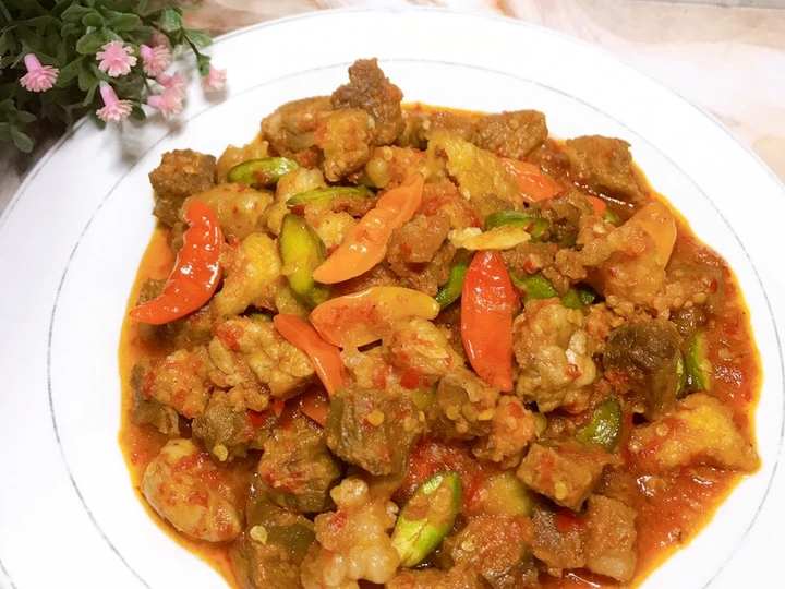 Langkah Gampang Membuat Resep Oseng Mercon Tetelan Daging Sapi yang Enak Banget