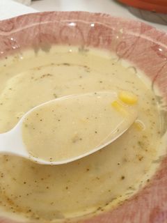 صورة لوصفة شوربة المشروم (الفطر) مع الذره