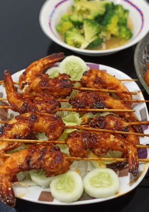 Foto resep Udang bakar madu