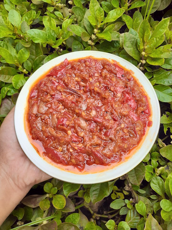 Langkah Mudah untuk Membuat Sambal ayam goreng Menu Enak Dan Mudah Dibuat