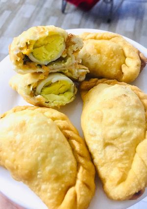 Hình của món Bánh xếp chay.