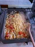 Feta Pasta with Cherry Tomatoes and Zucchini