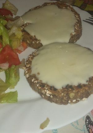 Una foto de Hamburguesas de Lentejas, Arroz y Avena