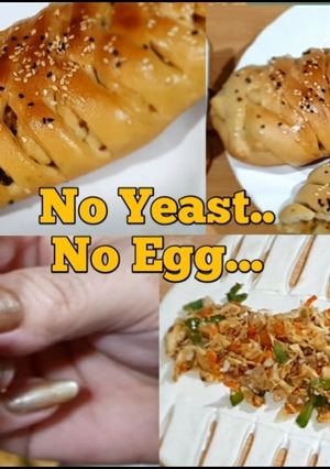 A picture of Chicken Stuffed Bread...😋👌.