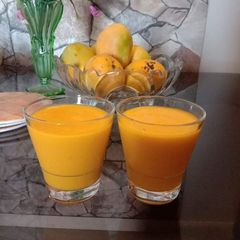 Mango milkshake A picture of Mango milkshake.