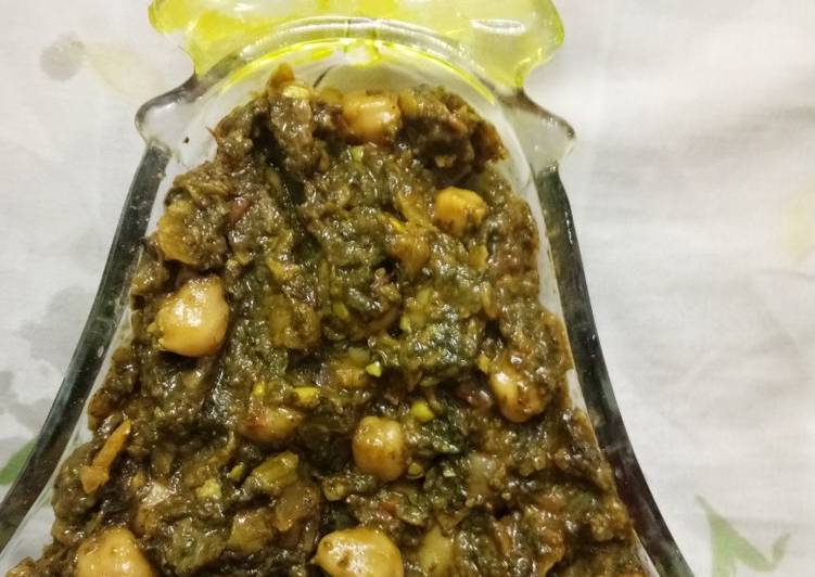 Recipe of Quick Palak chole