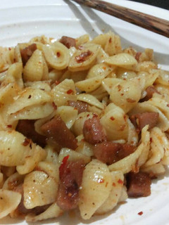 Foto resep Conchiglie (Pasta Keong) Aglio Olio