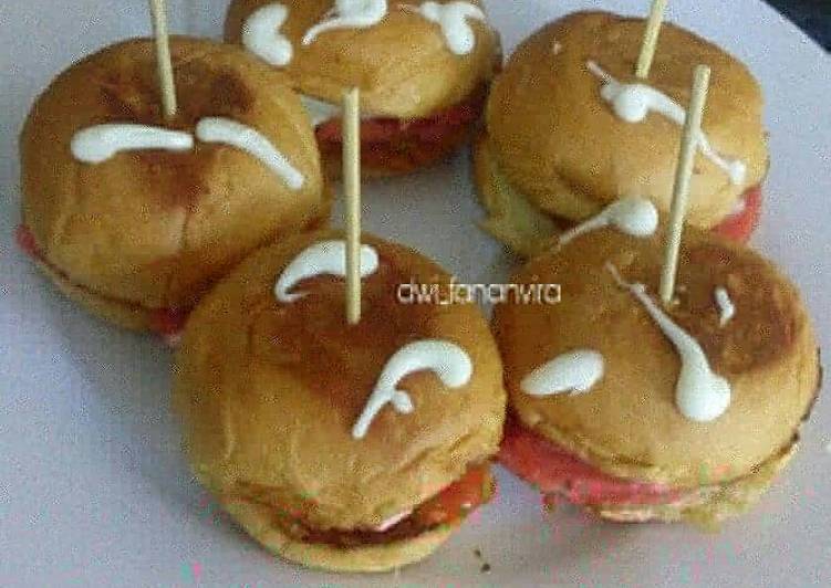 Recipe: Appetizing Mini burger