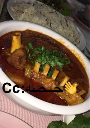 صورة لوصفة مرقة لحم بالخضار🧤