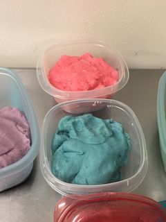 A picture of Playdough.