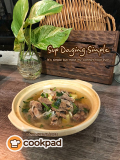 Gambar Sup Daging Simple