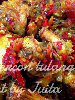 Foto resep Oseng mercon tulang ayam