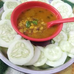 A picture of Black chana daal.