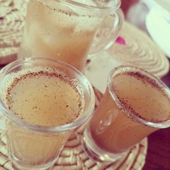 A picture of Jaljeera Indian summer drink.