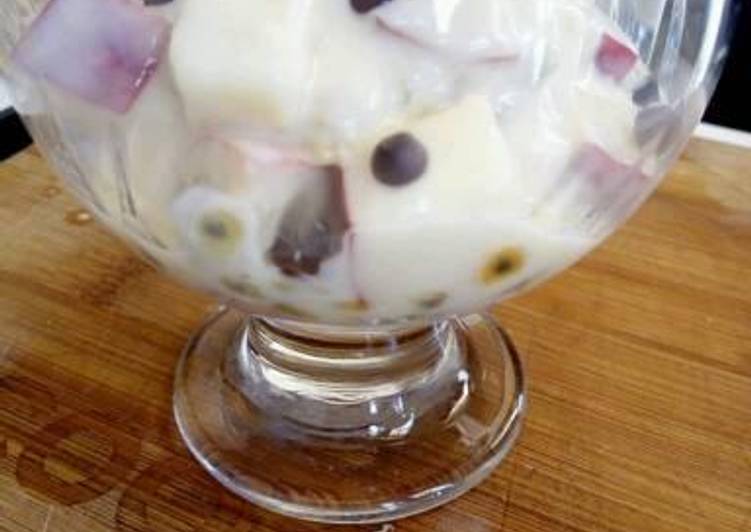 Easiest Way to Make Award-winning Yogurt fruit pudding