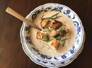 A picture of chestnut soup