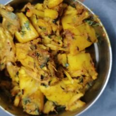 A picture of Kathal ki sabji.