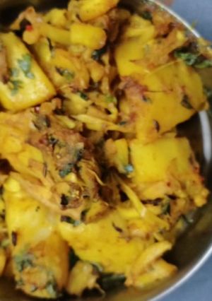 A picture of Kathal ki sabji.