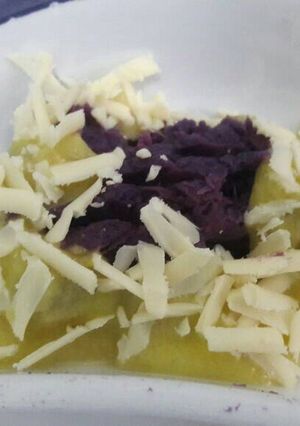 Foto resep Mpasi 9m: ubi ungu saus alpukat yummy (ikutan semarak ubi)