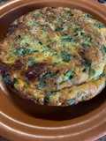 Tortillita de hojas de rabanito