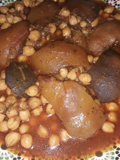 صورة لوصفة الكرعين بالحمص