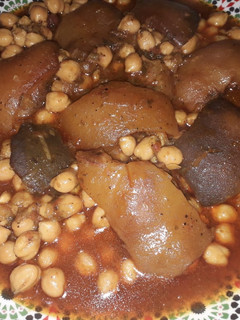 صورة لوصفة الكرعين بالحمص