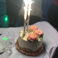 A picture of My birthday cake Shatila company.