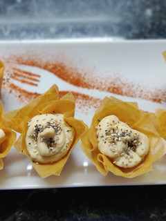 Una foto de Crujiente de hummus
