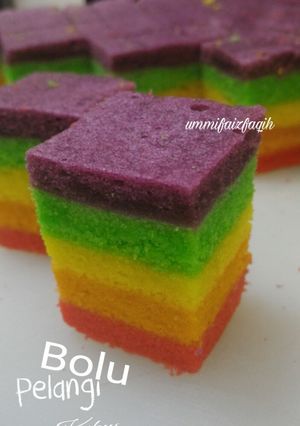 Foto resep Bolu Pelangi Kukus