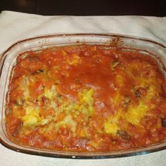 A picture of Baked Sweet sausage Casserole.