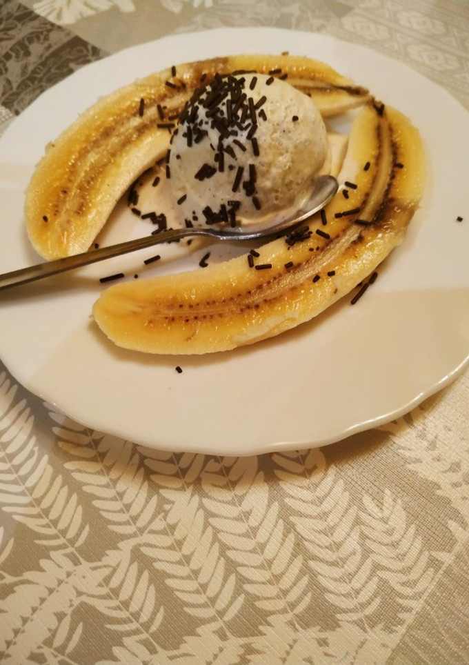 Una foto de Banana Split en versión rápida