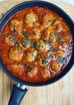A picture of Lamb meatballs / keema kofta.