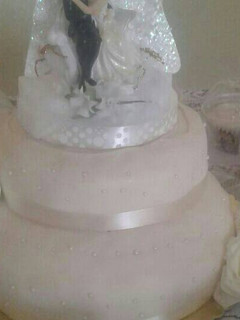 Una foto de Queque de novia