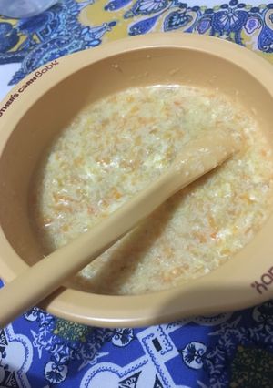 Foto resep Sup orak arik telur puyuh+oat #mpasi9bulan