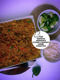 Fried Rice recipe -daga chef Meehrah Munazah gombe ainihin hoton girkin