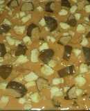 Postre con plantillas, sabor vainillas