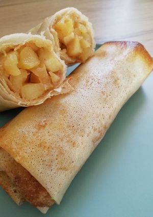 Une photo de Pomme 🍎 en feuille de brick