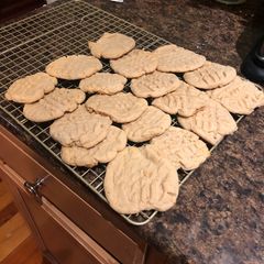 A picture of The most amazing moist peanut butter cookies!.