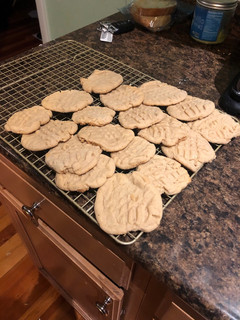 A picture of The most amazing moist peanut butter cookies!.
