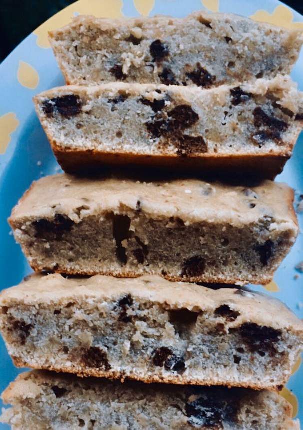 Una foto de Budín de banana fácil