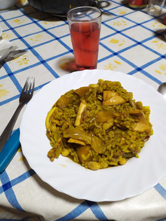 Una foto de Arròs amb polps (Arroz con pulpos)