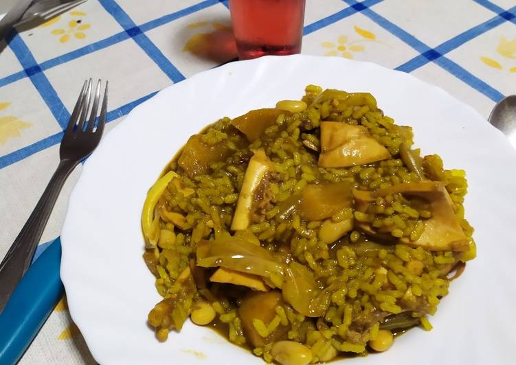 Arròs amb polps (Arroz con pulpos)