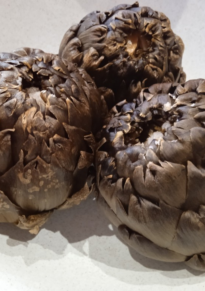 Una foto de Alcachofas al horno