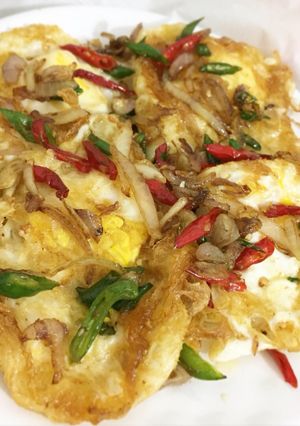Foto resep Telur ceplok bawang pedas