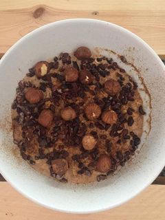 Foto de Papas de Aveia com Avelãs e Cacau