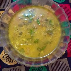 A picture of Yellow daal.