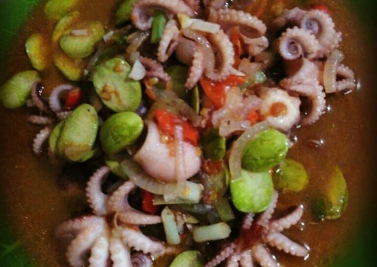 Baby octopus/bayi gurita 🐙 saus tiram endoss